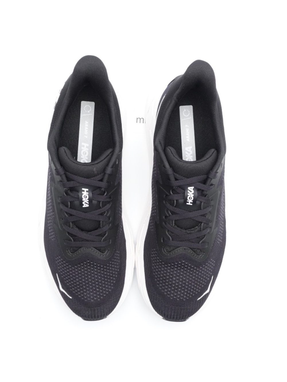HOKA Arahi 7 Running Shoes 1147851/BWHT Black/White - Picture 4 of 11